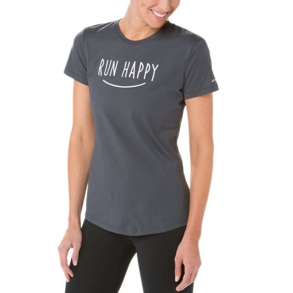 brooks run happy t shirt