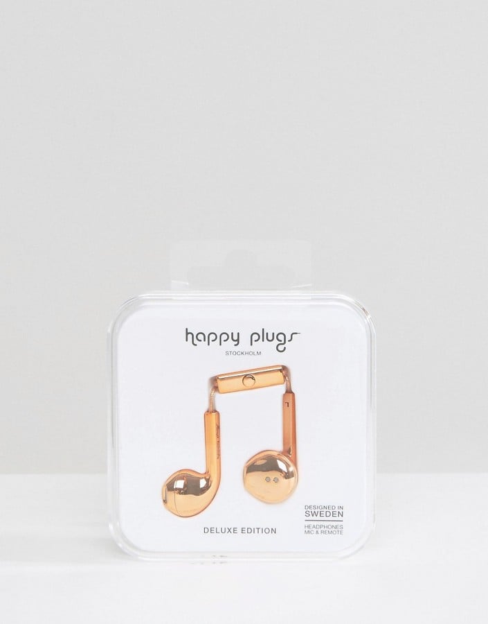 Rose Gold Metallic Earphones