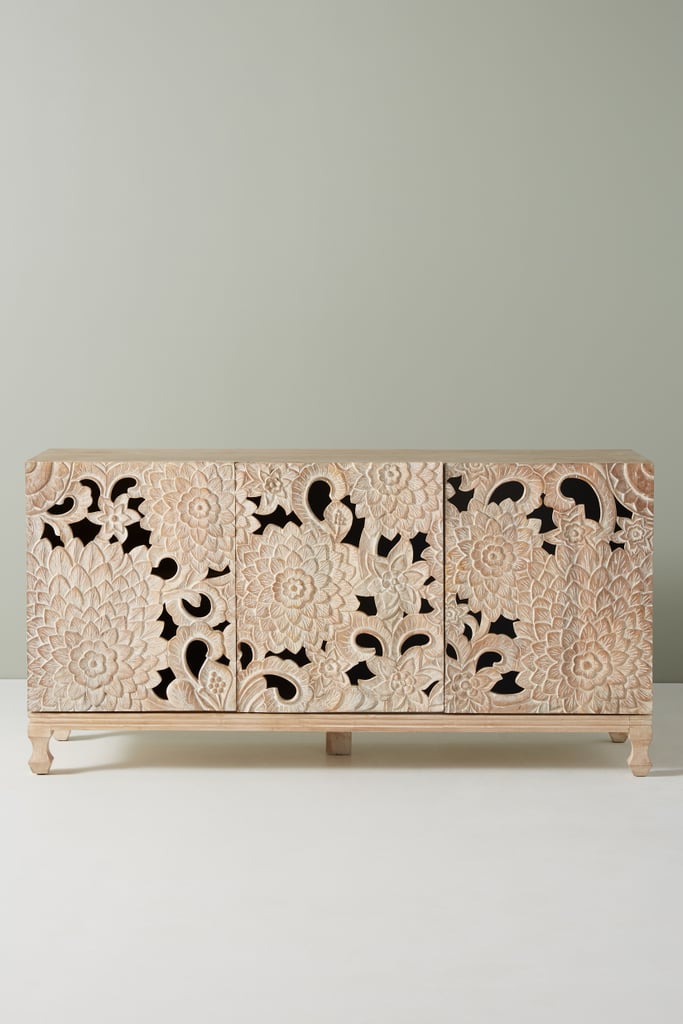 Get the Look: Handcarved Lotus Sideboard