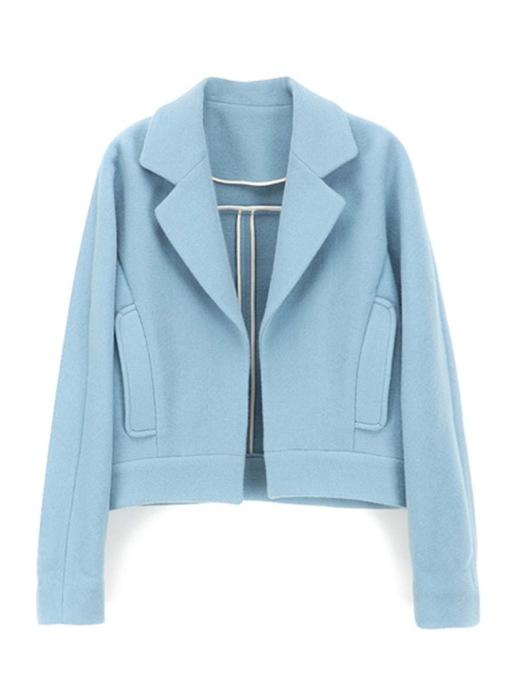 Gilda light-blue dolman-sleeved jacket ($369)