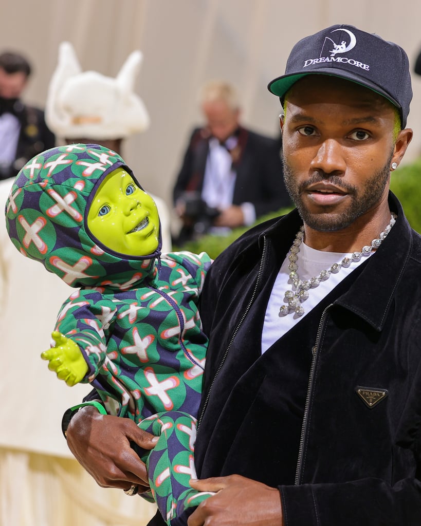 Frank Ocean and His Green Baby at the Met Gala 2021