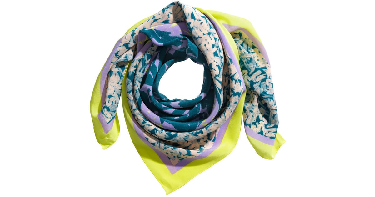 Patterned Silk Scarf ($40) | Best Clothes at H&M March 2015 | POPSUGAR ...