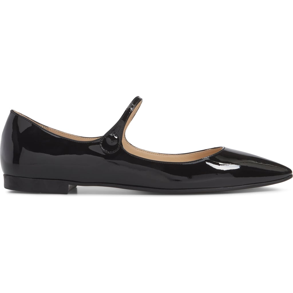 Prada Pointy Toe Mary Jane Flat