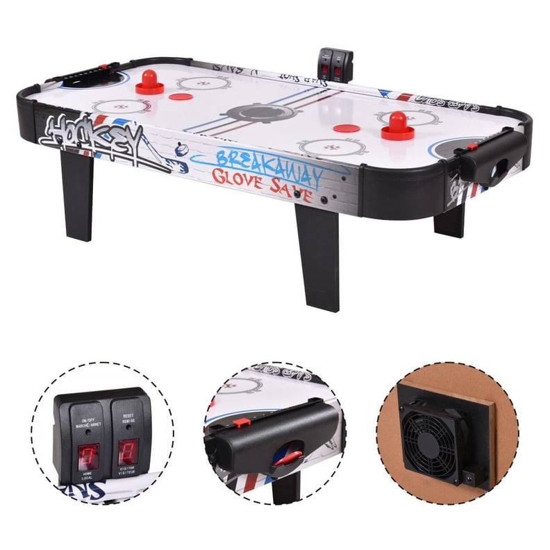 Costway 42''Air Powered Hockey Table Game Room