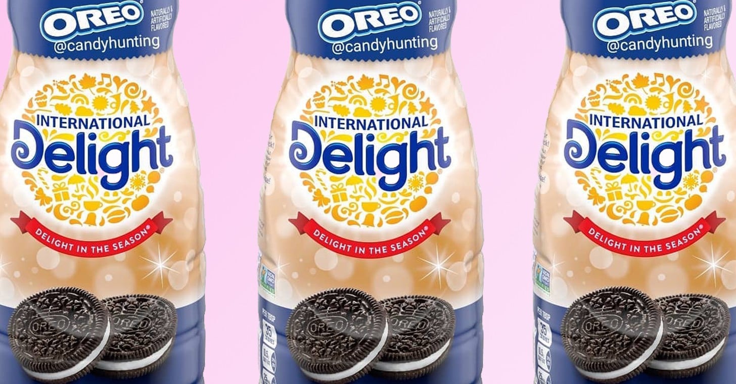 Oreo online coffee creamer