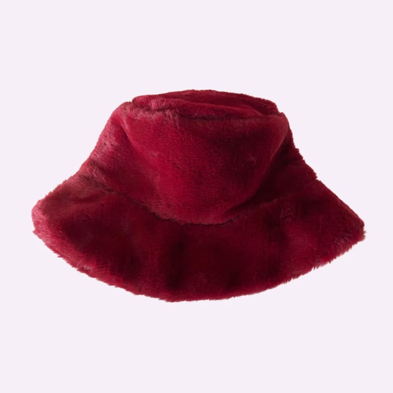 BFFS & Babes Fluffy Red Bucket Hat