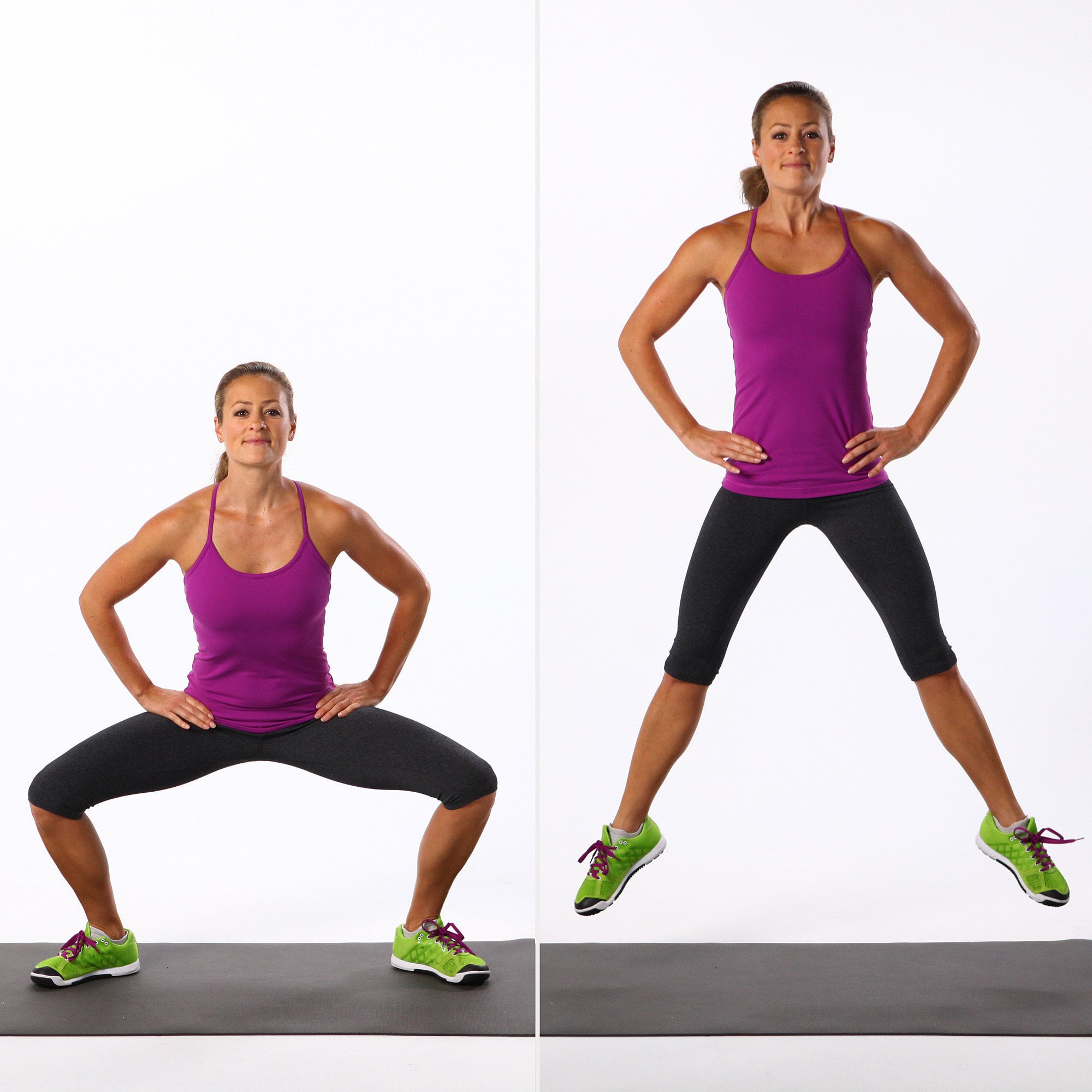 Sumo Squat Jump. 