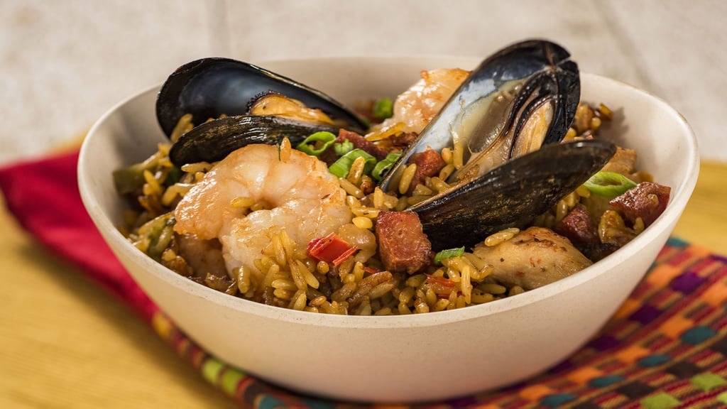 Spain: Traditional Spanish Paella With Shrimp, Mussels, Chicken, and Crispy Chorizo (Gluten-Friendly)