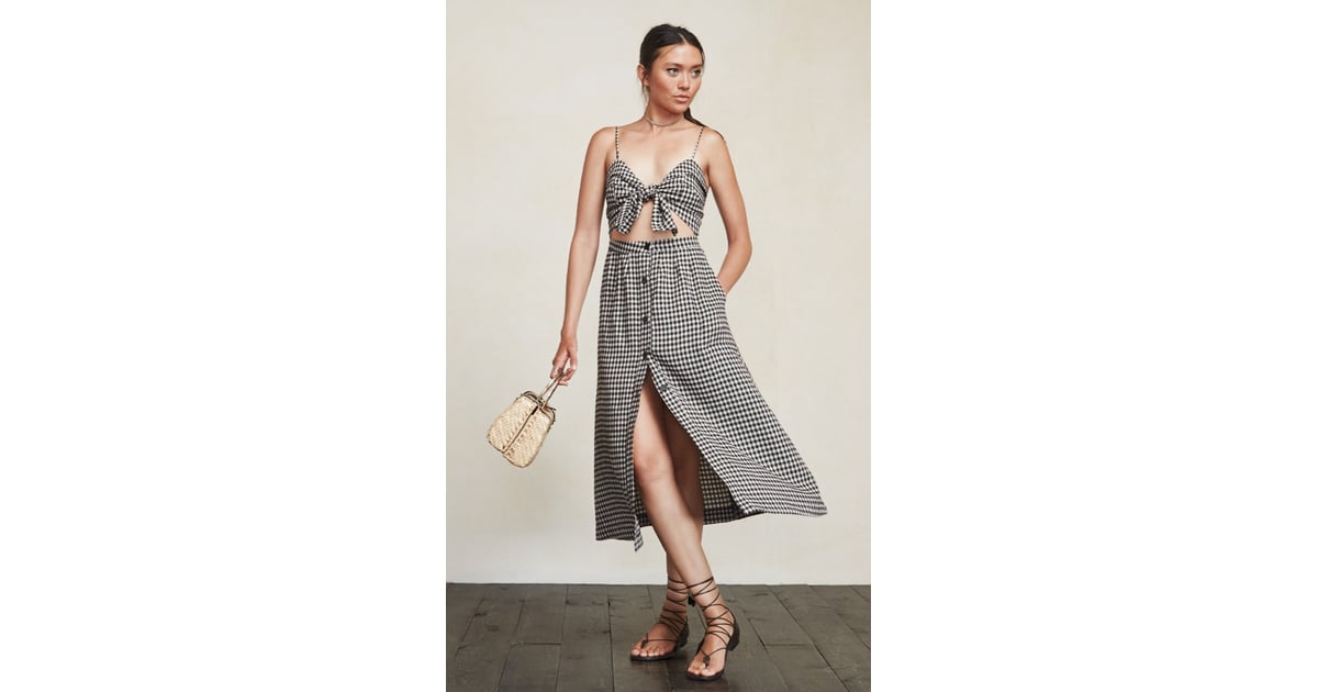 This breezy, cutout Reformation Riley Dress ($198) might be the ...