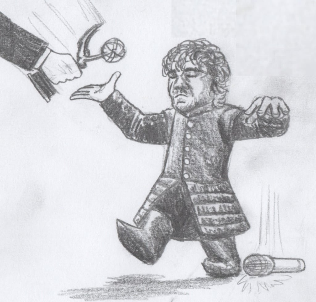 "Peter Dinklage after this episode..."
Source: Reddit user AWildSketchAppeared via Imgur