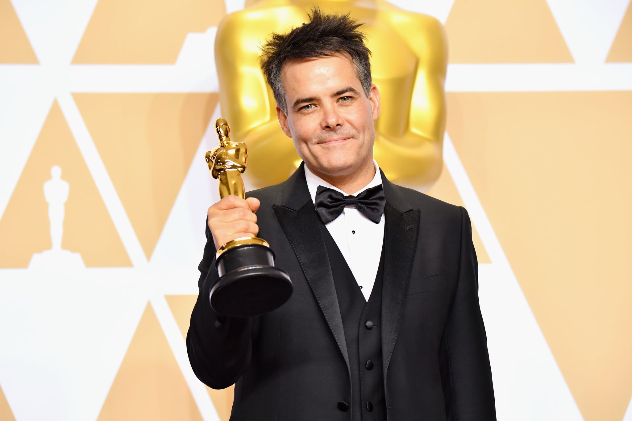 HOLLYWOOD, CA - MARCH 04:  Director Sebastián Lelio,winner of the Foreign Language Film award for A Fantastic Woman poses in the press room during the 90th Annual Academy Awards at Hollywood & Highland centre on March 4, 2018 in Hollywood, California.  (Photo by Jeff Kravitz/FilmMagic)