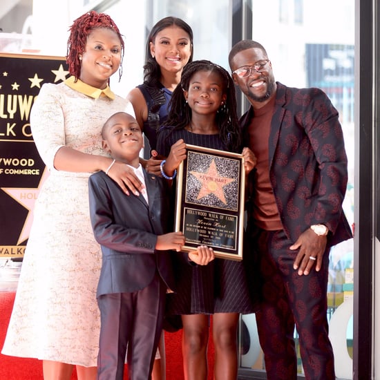 Kevin Hart and His Family at Hollywood Walk of Fame Ceremony