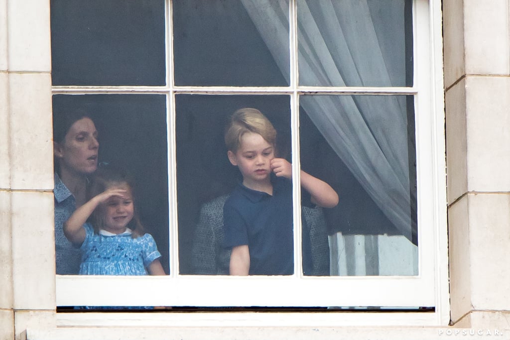 Prince George and Princess Charlotte at RAF Celebration 2018