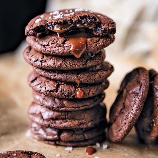 Salted Caramel-Stuffed Chocolate Cookies