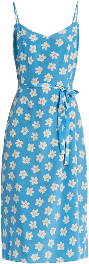 Or this adorable HVN Lily Falling Floral-Print Silk Slip Dress ($445).