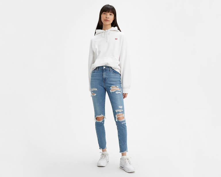 Levi's 721 High Rise Ankle Skinny Jeans