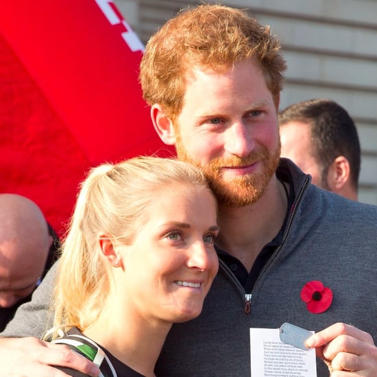 Prince Harry Meets Veterans From the Walk of Britain