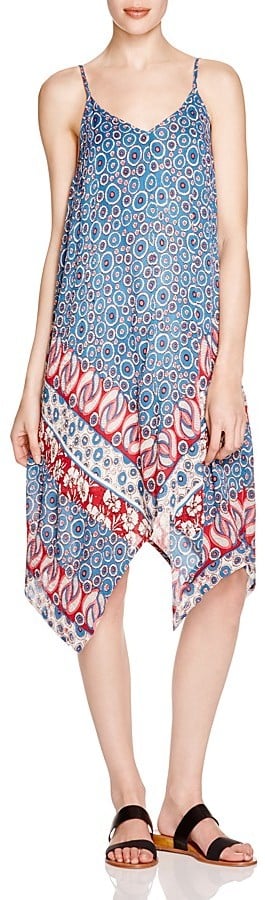 Aqua Batik Paisley Print High/Low Dress ($78)