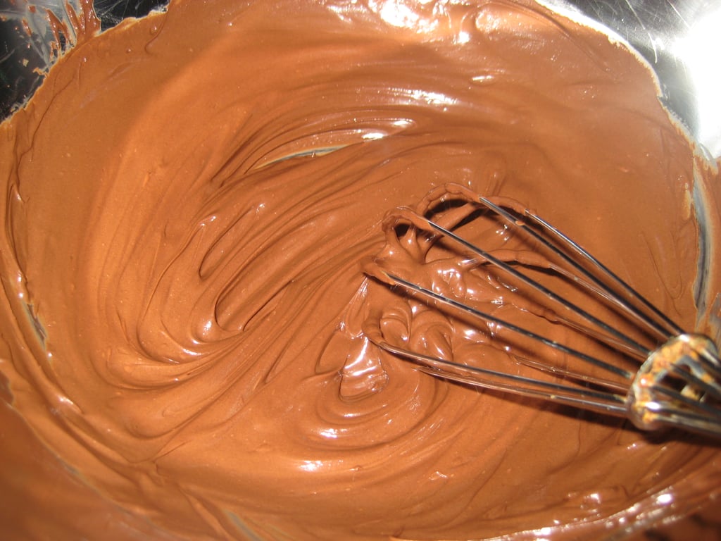 Whisk the chocolate until smooth.