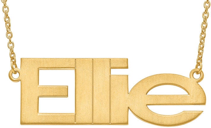 Zales Name Plate Necklace | Beyoncé Is 