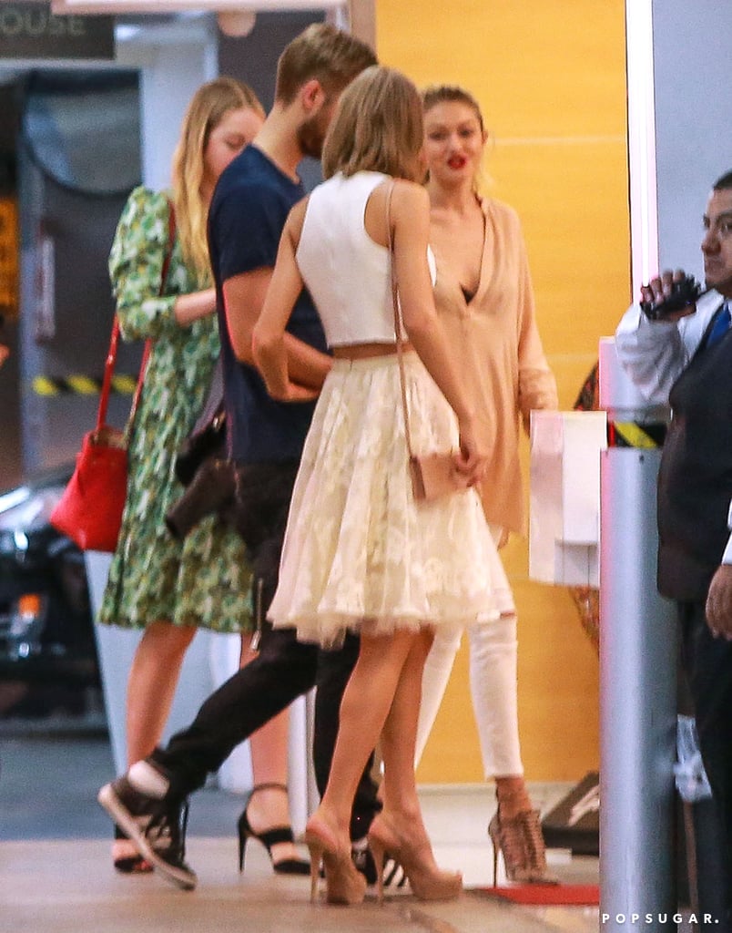 Taylor Swift and Calvin Harris After Jaime King Baby Shower