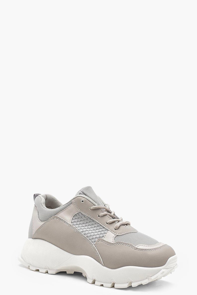Boohoo Erin Color Block Chunky Sole Trainers