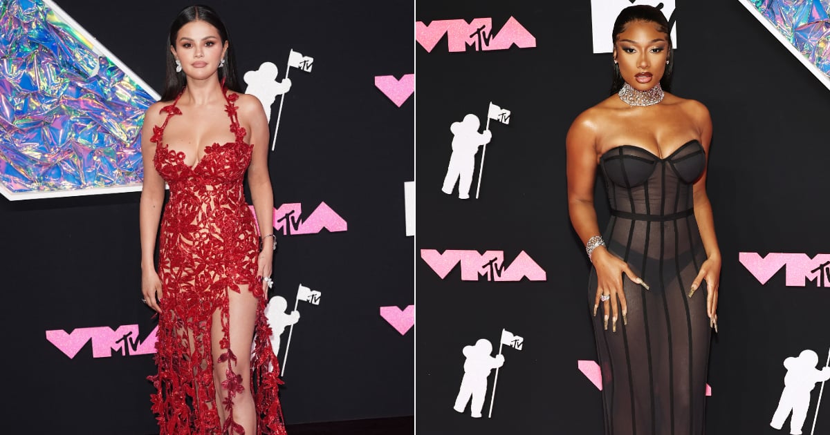 The 2023 MTV VMAs Red Carpet Was Predictably Very Naked, Sheer and Glittery  - Fashionista