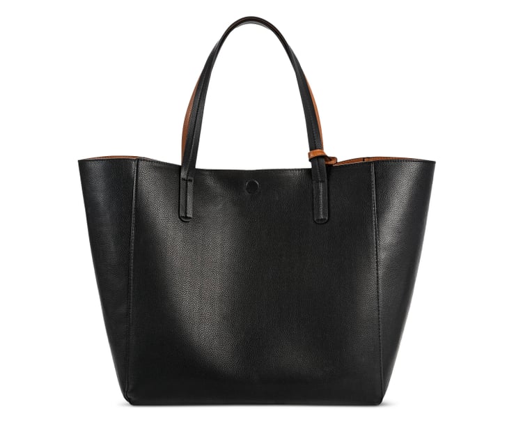 Merona Faux Leather Tote | Target Discontinues Fashion Labels ...