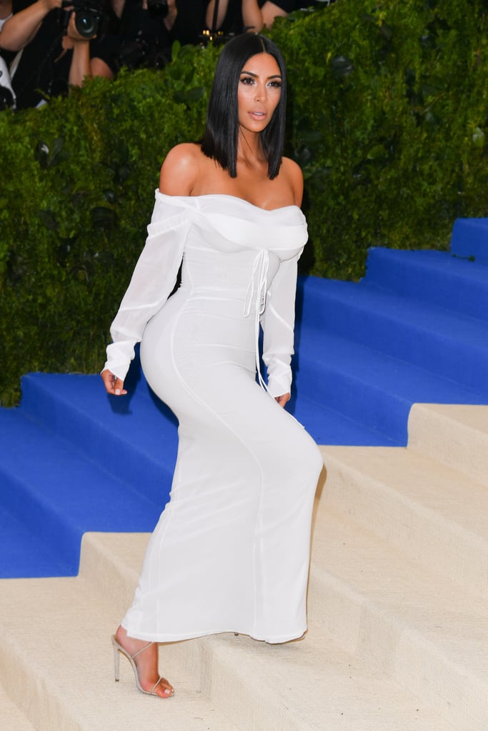 Kim Kardashian at the Met Gala in 2017