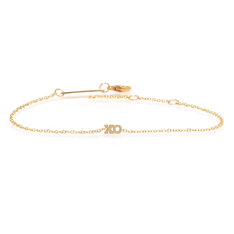 Zoe Chicco 14k Itty Bitty XO Bracelet