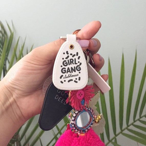 Girl Gang Clubhouse Keychain