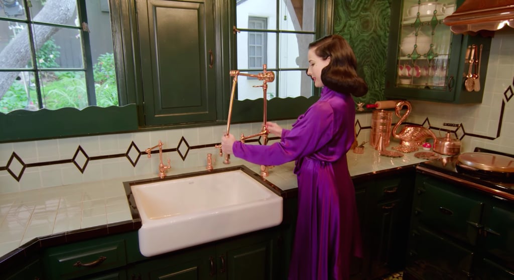 "I saw this faucet. It was the most outrageous thing, and I had to have it," Dita said. "I just love it. It's really weird, and it's not maybe the handiest thing, but I like it." You should start to sense a pattern here.