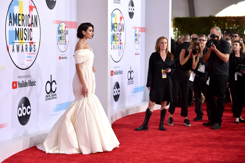 American Music Awards Red Carpet Dresses 2018