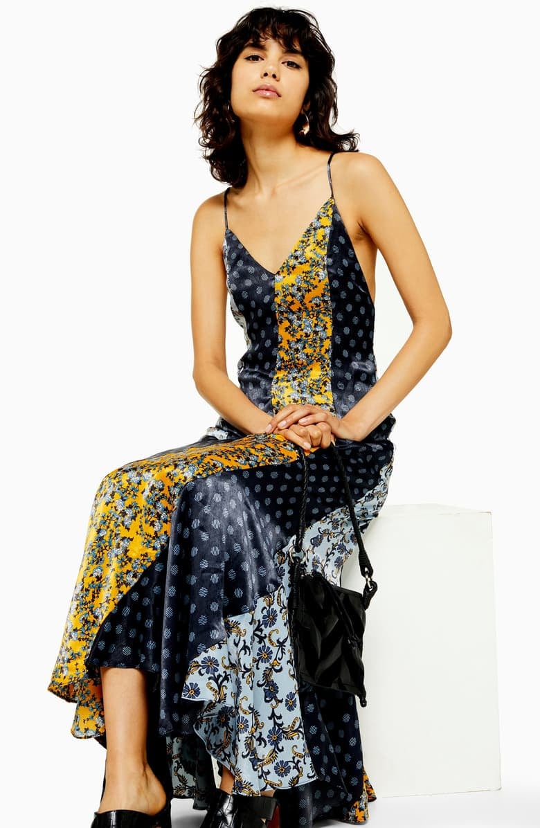 Nordstrom topshop hot sale slip dress