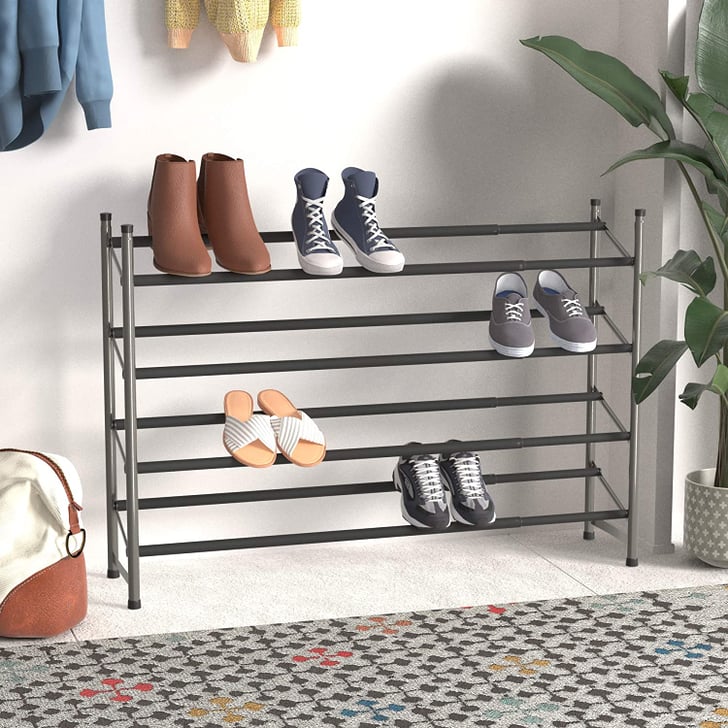 AmazonBasics Easy Assemble Shoe Rack Amazon Home and Food Black