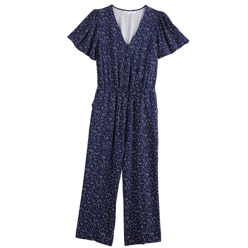 POPSUGAR Wrap Jumpsuit in Cluster Dots