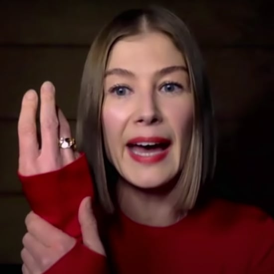 Rosamund Pike Says She Buries Awards in Her Garden | Video
