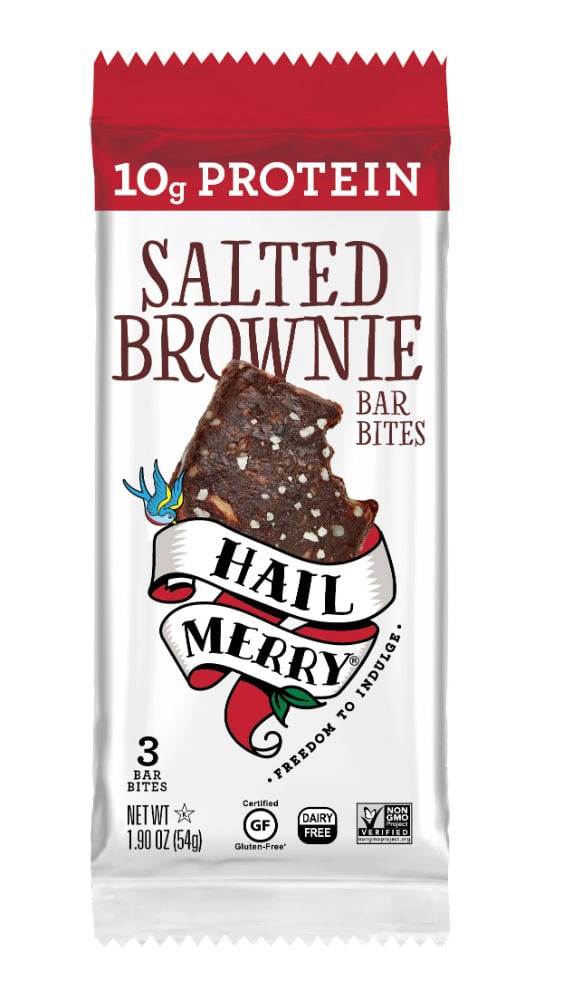 Hail Merry Salted Brownie Bar Bites