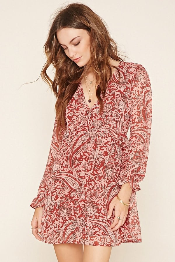 Forever 21 Contemporary Paisley Dress ...