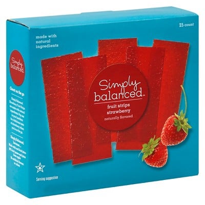 Simply Balanced Organic Strawberry Fruit Strips
