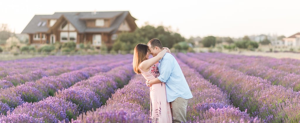 Lavender Fields Engagement Shoot
