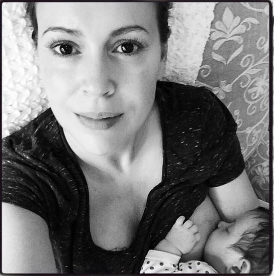 Alyssa Milano's Breastfeeding Picture