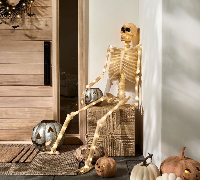 Best Halloween Light-Up Skeleton From Pottery Barn