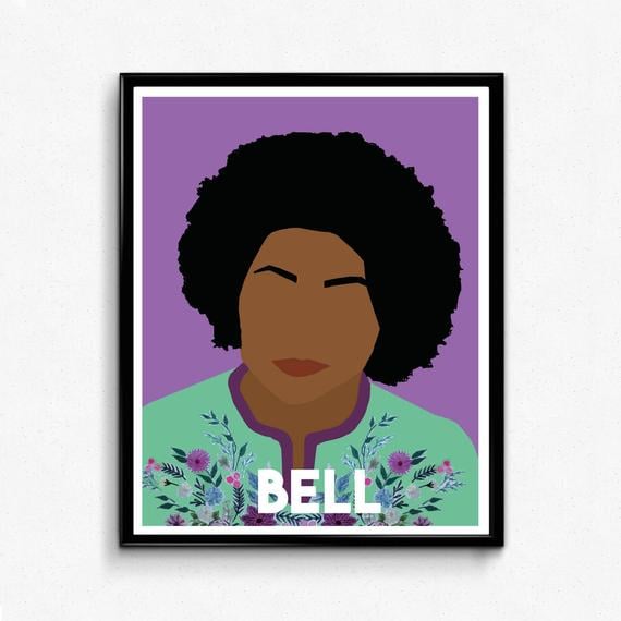 bell hooks Feminist Poster