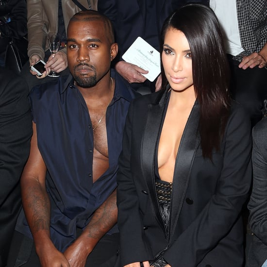 Kanye West Showing Man Cleavage at Paris Fashion Week