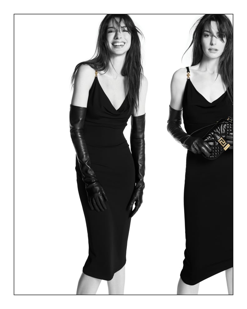 Anne Hathaway in Versace's Icons Collection Campaign