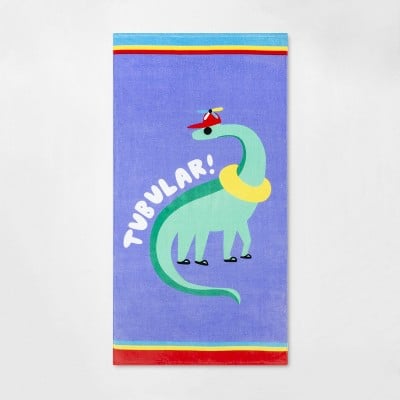 Tubular Dino Beach Towel