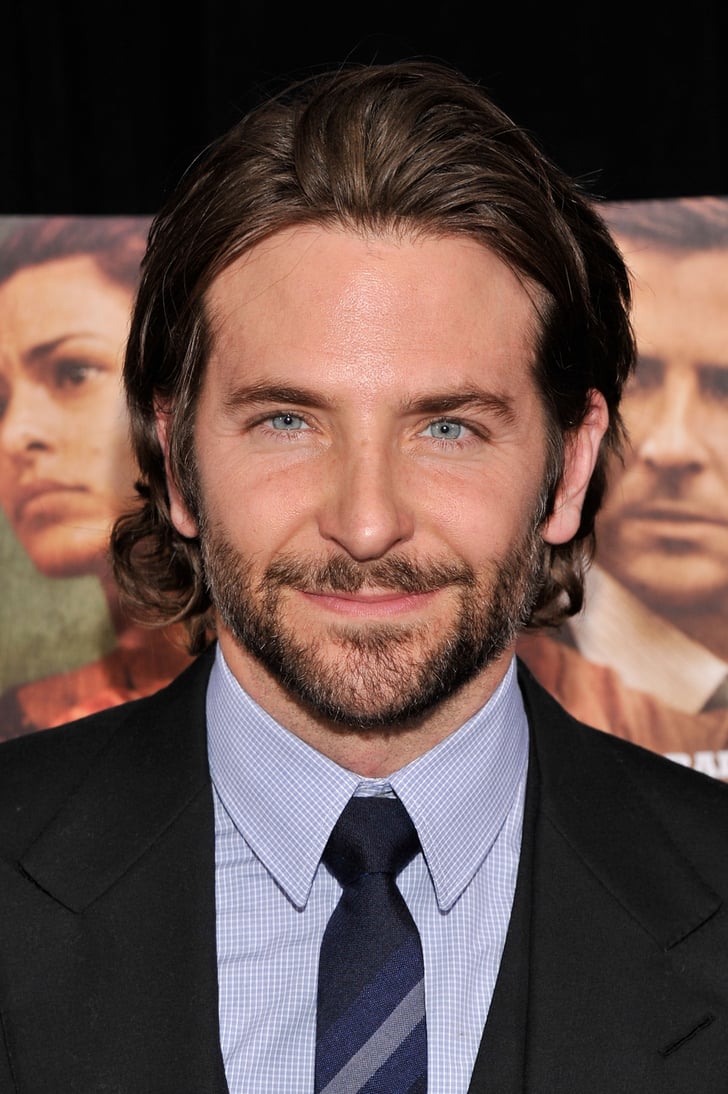 Bradley boasted longer locks and facial hair at the NYC premiere of ...