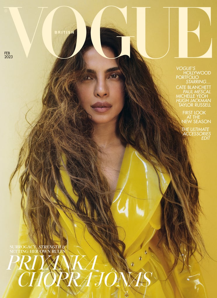 Priyanka Chopra Wears LaQuan Smith on the Cover of British Vogue