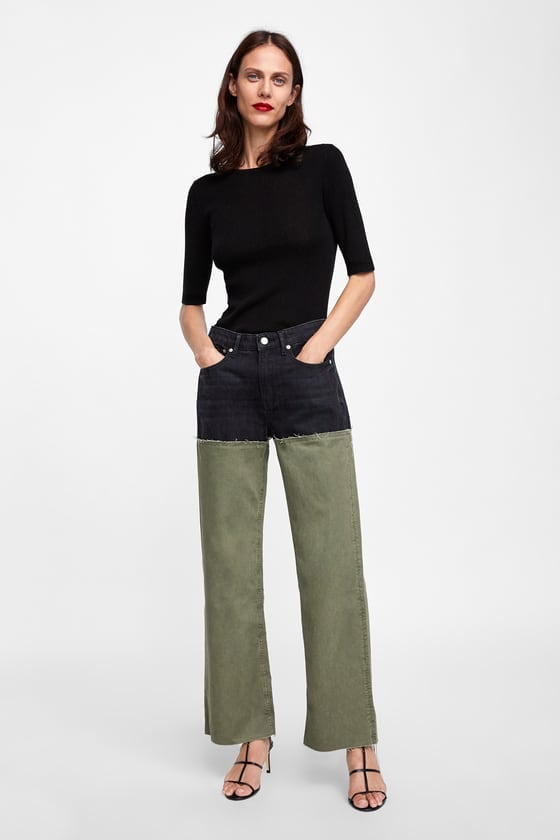 zara wide leg jeans